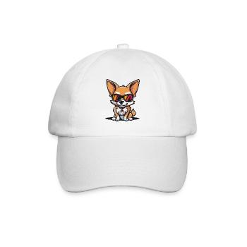 Chihuahua Chiens Bande dessinée cool - Casquette classique - blanc/blanc - Devant