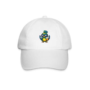 Peacock Bird Après Ski Bière Bande Dessinée - Casquette classique - blanc/blanc - Devant