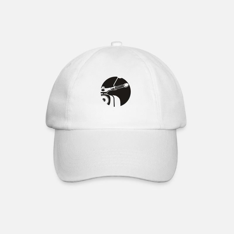 Schwalbe Lampenmaske - Baseballkappe - Weiß/Weiß