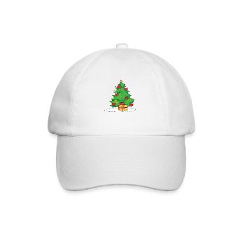 Christmas Tree - Baseballkappe - Weiß/Weiß - Vorne
