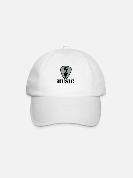 musique - Casquette classique - blanc/blanc