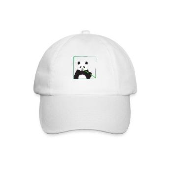 panda - Baseball Cap - white/white - Front