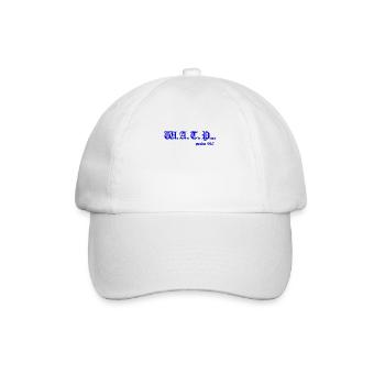 watp - Baseball Cap - white/white - Front