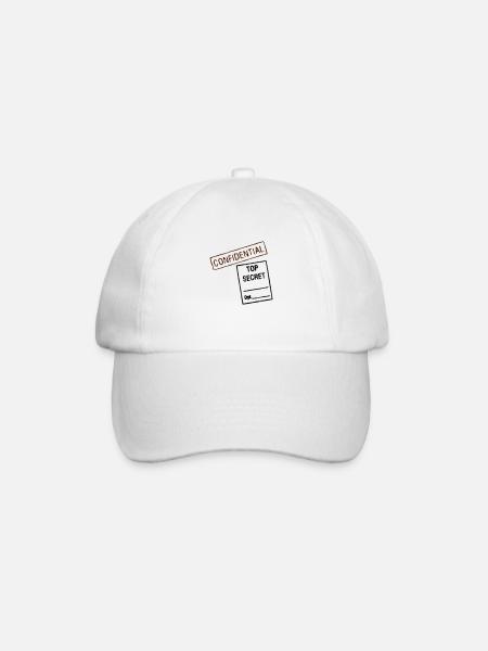 Confidential Top Secret - Casquette classique - blanc/blanc