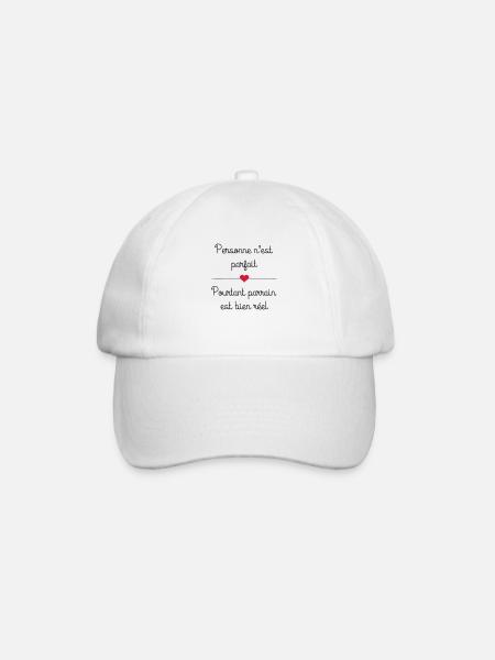 parrain - Casquette classique - blanc/blanc