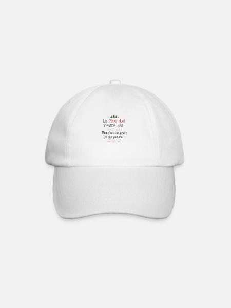 Le pere noel n'existe pas mais ce n'est pas grave - Casquette classique - blanc/blanc