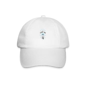 j'peux pas j'ai ski bleu - Casquette classique - blanc/blanc - Devant