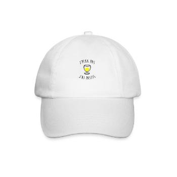 Je peux pas j'ai pastis - Casquette classique - blanc/blanc - Devant