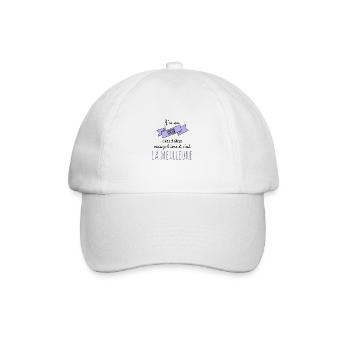J'ai une soeur - Casquette classique - blanc/blanc - Devant