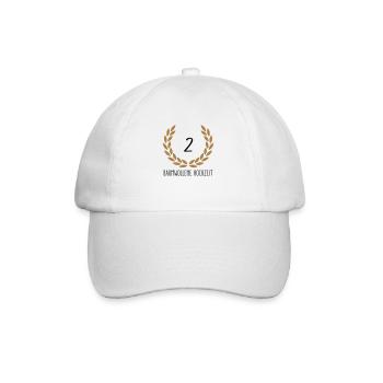 Hochzeitstag 2 - Baseballkappe - Weiß/Weiß - Vorne