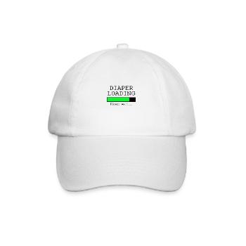 diaper loading - Casquette classique - blanc/blanc - Devant