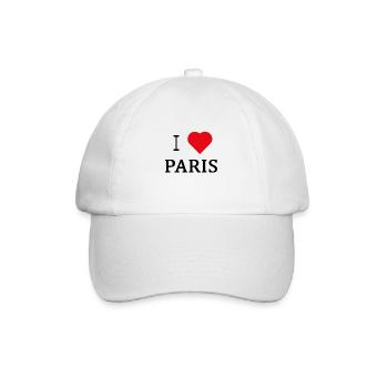 I Love Paris - Casquette classique - blanc/blanc - Devant