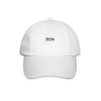 Italien - Baseballkappe - Weiß/Weiß - Vorne