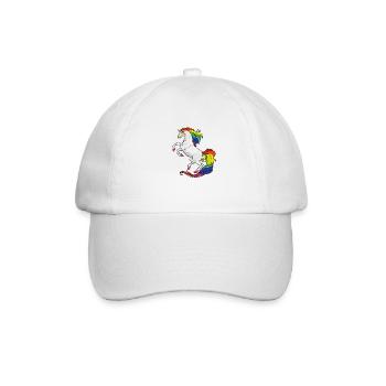 Zombie unicorn - Baseball Cap - white/white - Front