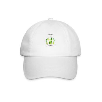 Maman potion magique - Casquette classique - blanc/blanc - Devant