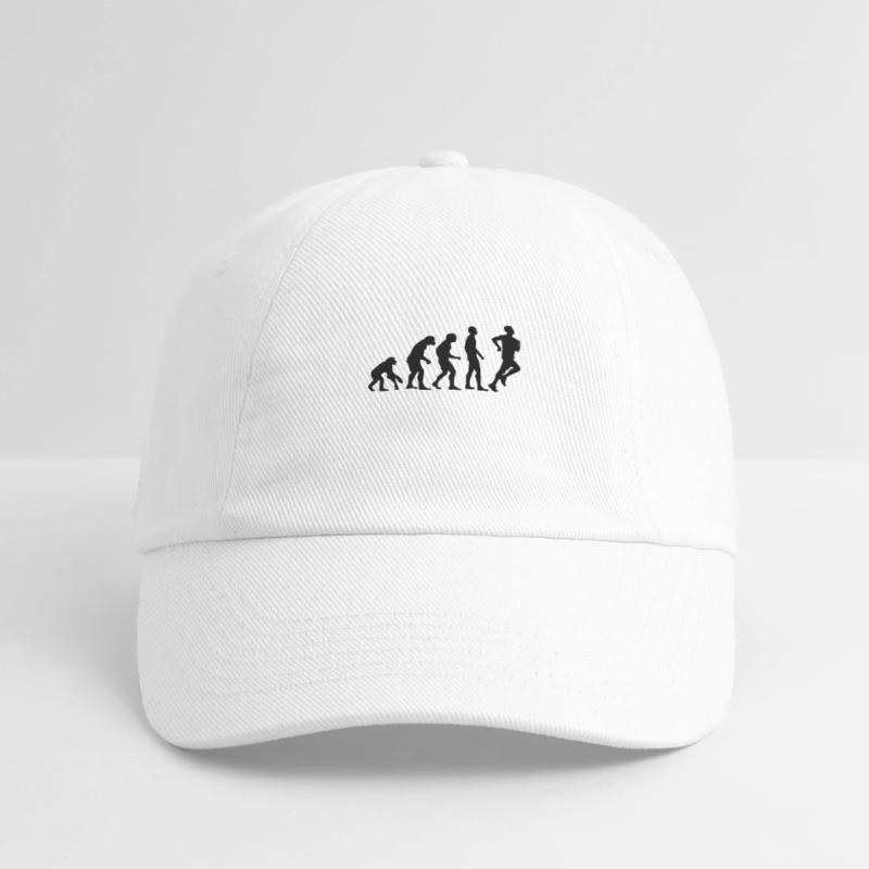 Human Evolution jogging Baseball Cap