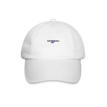 Scheiß Haken - Baseballkappe - Weiß/Weiß - Vorne