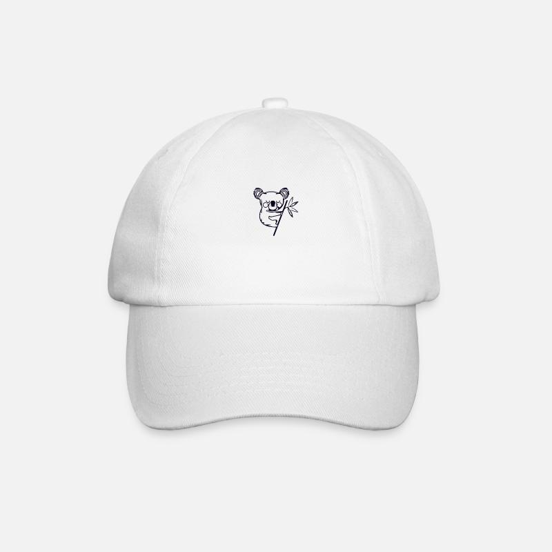 Koala - Baseballkappe - Weiß/Weiß