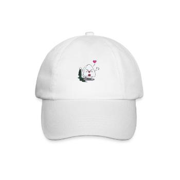 Onigirp - strip - Baseballkappe - Weiß/Weiß - Vorne