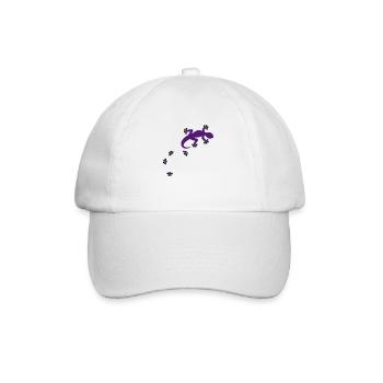 Gecko - 2c - Baseballkappe - Weiß/Weiß - Vorne
