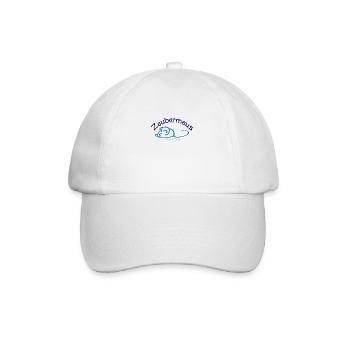 Zaubermaus - Baseballkappe - Weiß/Weiß - Vorne