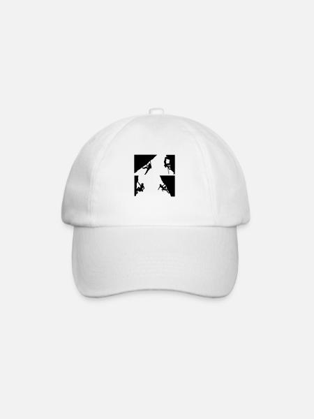 Klettern - Baseballkappe - Weiß/Weiß