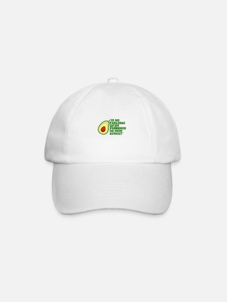 je parlerai qu'en présence de mon avocat humour - Casquette classique - blanc/blanc