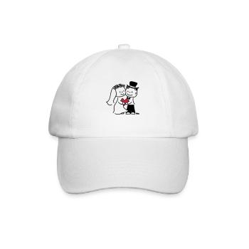 Brautpaar (c) - Baseball Cap - white/white - Front