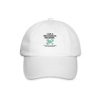 Je suis ingénieur et je ai toujours raison! - Casquette classique - blanc/blanc - Devant