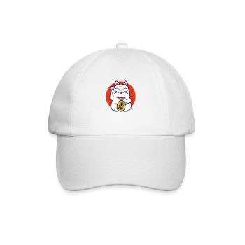 Lucky cat - Maneki-neko - Casquette classique - blanc/blanc - Devant