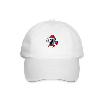 Funny Fish - Baseballkappe - Weiß/Weiß - Vorne