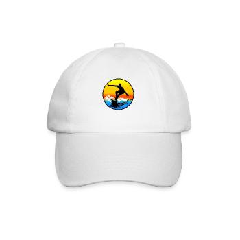 surfing - Baseball Cap - white/white - Front