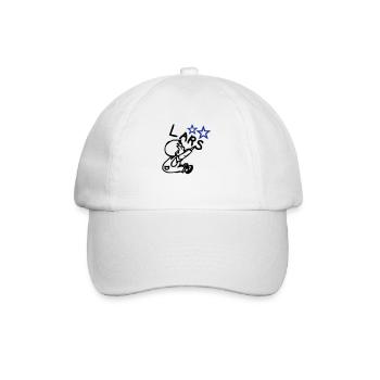 naam lars © - Baseball Cap - white/white - Front