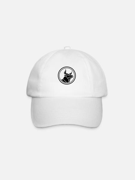 Taureau - Casquette classique - blanc/blanc