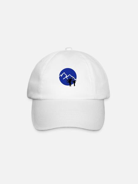 Big Mountain biking - Baseball Cap - white/white