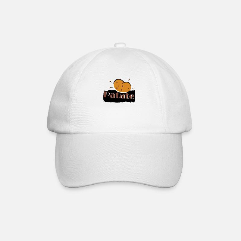patate - Casquette classique - blanc/blanc