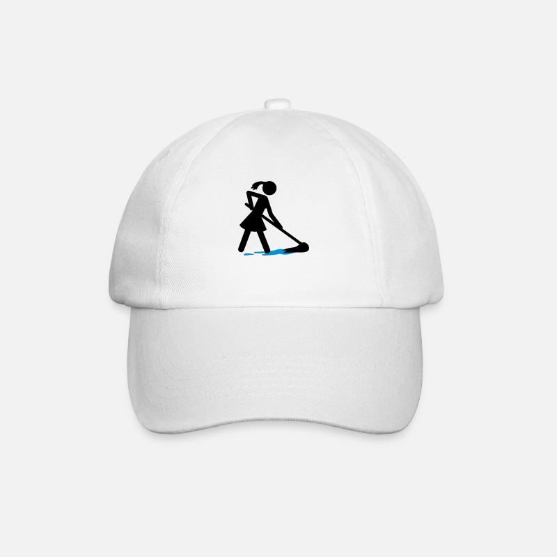 Charwoman - Baseballkappe - Weiß/Weiß
