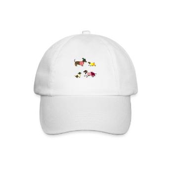 bavarian teckel family - Casquette classique - blanc/blanc - Devant