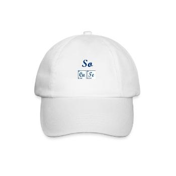 So cute - Baseball Cap - white/white - Front