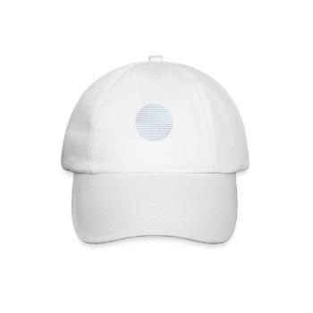 ZickZack Surf - Baseballkappe - Weiß/Weiß - Vorne