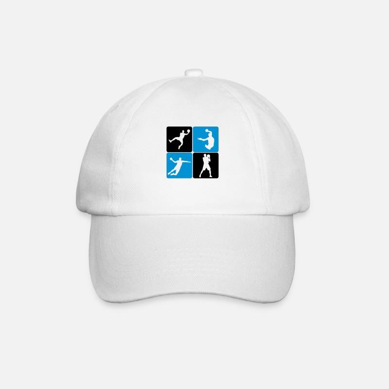 Handball Player - Baseballkappe - Weiß/Weiß