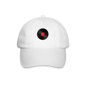 record - Baseball Cap - white/white - Front