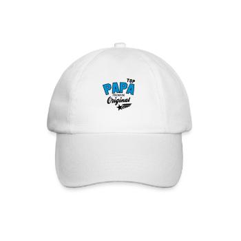 Original TOP PAPA - Premium 2 Color Dad - Casquette classique - blanc/blanc - Devant
