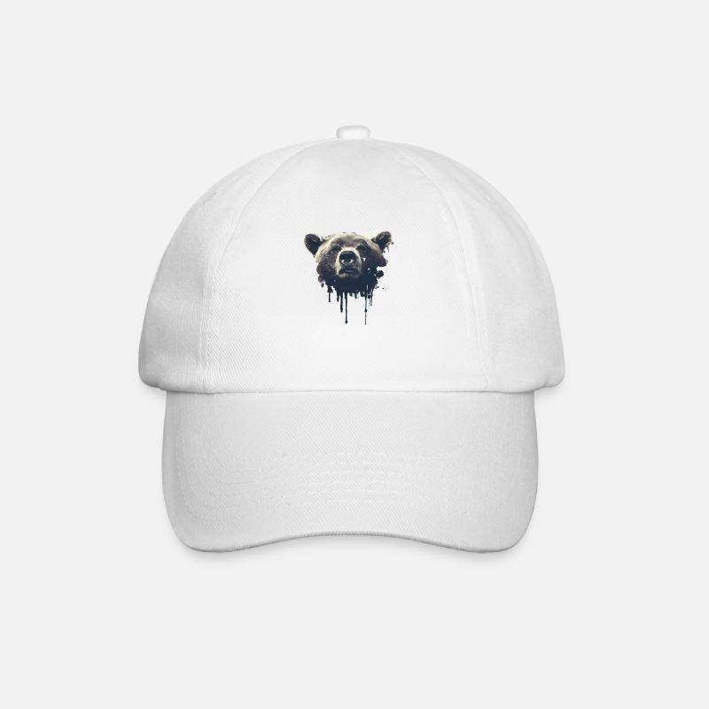 Grizzly - Baseballkappe - Weiß/Weiß