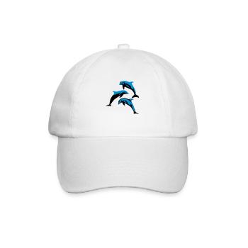Dolphins - Baseball Cap - white/white - Front
