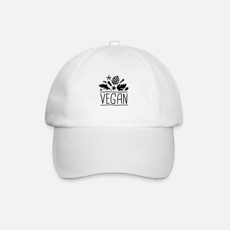 vegan - Casquette classique - blanc/blanc