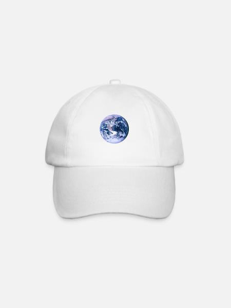 The Blue Marble - Baseballkappe - Weiß/Weiß
