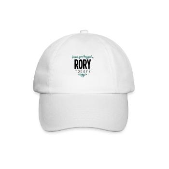 have you hugged a rory name today - Baseball Cap - white/white - Front