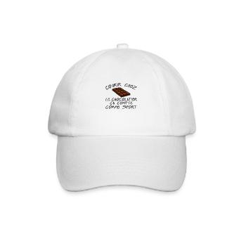 citation courir chocolatier sport humour compte ta - Casquette classique - blanc/blanc - Devant