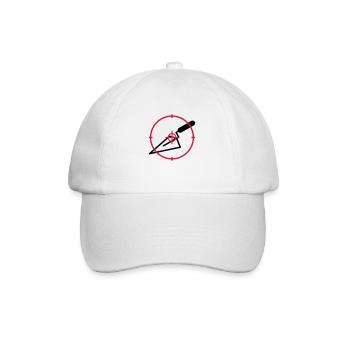 carreleur / carrelage / construction / maçon - Casquette classique - blanc/blanc - Devant